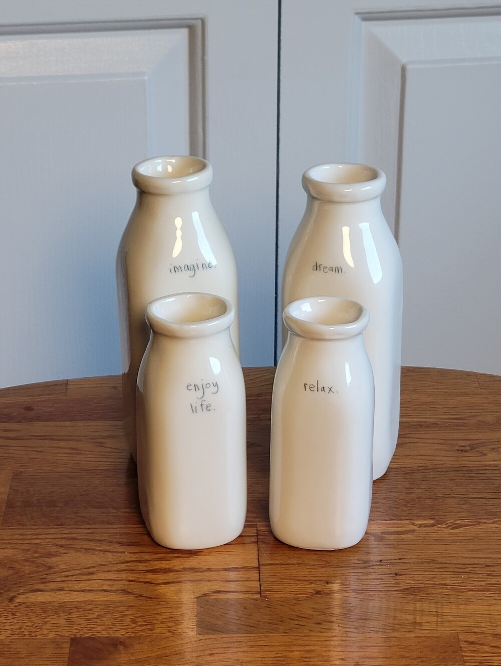 Beth Mueller Signed Ceramic Milk Jugs